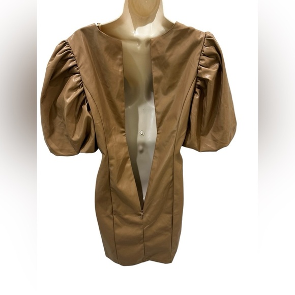 Endless Rose Pu Fitted Faux Leather Mini Dress - Picture 10 of 10